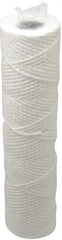 Parker - 2-1/2" OD, 10µ, Cotton String-Wound Cartridge Filter - 10" Long - Exact Tool & Supply