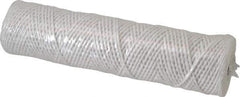 Parker - 2-1/2" OD, 10µ, Acetate Cotton String-Wound Cartridge Filter - 10" Long - Exact Tool & Supply