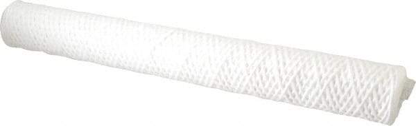 Parker - 2-1/2" OD, 50µ, Acetate Cotton String-Wound Cartridge Filter - 20" Long - Exact Tool & Supply