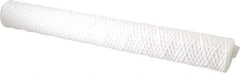 Parker - 2-1/2" OD, 50µ, Acetate Cotton String-Wound Cartridge Filter - 20" Long - Exact Tool & Supply