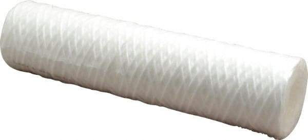 Parker - 2-1/2" OD, 5µ, Polypropylene Cotton String-Wound Cartridge Filter - 10" Long - Exact Tool & Supply