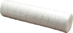 Parker - 2-1/2" OD, 5µ, Polypropylene Cotton String-Wound Cartridge Filter - 10" Long - Exact Tool & Supply
