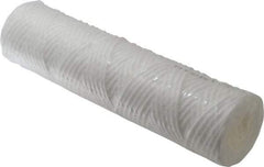 Parker - 2-1/2" OD, 25µ, Polypropylene Cotton String-Wound Cartridge Filter - 10" Long - Exact Tool & Supply