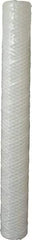 Parker - 2-1/2" OD, 50µ, Polypropylene Cotton String-Wound Cartridge Filter - 20" Long - Exact Tool & Supply