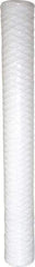 Parker - 2-1/2" OD, 1µ, Polypropylene Cotton String-Wound Cartridge Filter - 20" Long - Exact Tool & Supply