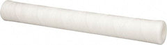 Parker - 2-1/2" OD, 10µ, Polypropylene Cotton String-Wound Cartridge Filter - 20" Long - Exact Tool & Supply
