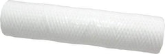 Parker - 2-1/2" OD, 25µ, Polypropylene Cotton String-Wound Cartridge Filter - 10" Long - Exact Tool & Supply
