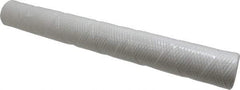 Parker - 2-1/2" OD, 25µ, Polypropylene Cotton String-Wound Cartridge Filter - 20" Long - Exact Tool & Supply