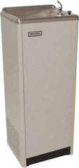 Halsey Taylor - 13.5 GPH Cooling Capacity Deluxe Floor Standing Water Cooler & Fountain - Vinyl Cabinet, 690 Watts, 7.5 Full Load Amperage, 0.2 hp - Exact Tool & Supply