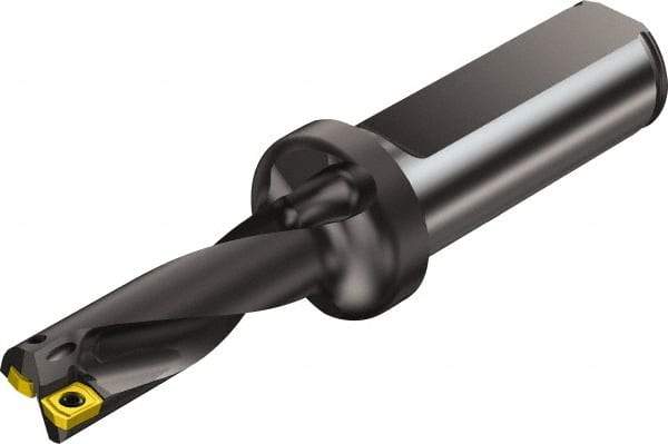 Sandvik Coromant - 1.6992" Max Drill Depth, 3xD, 0.531" Diam, Indexable Insert Drill - 2 Inserts, 3/4" Shank Diam, Straight Shank - Exact Tool & Supply
