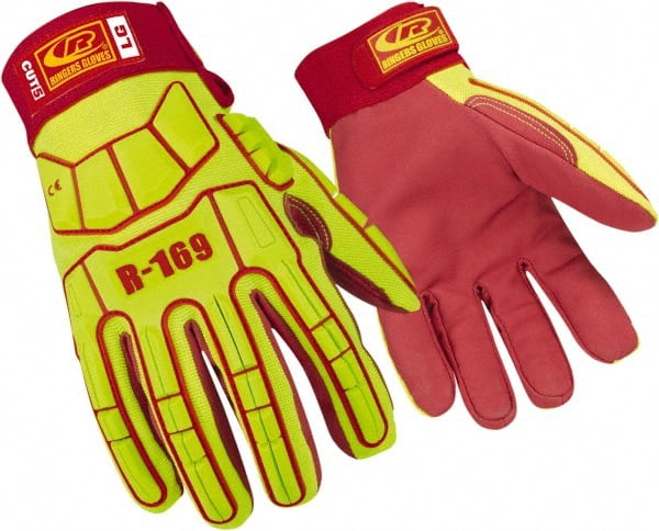 Ringers Gloves - Size L (10), ANSI Cut Lvl A5, Cut Resistant Gloves - Exact Tool & Supply