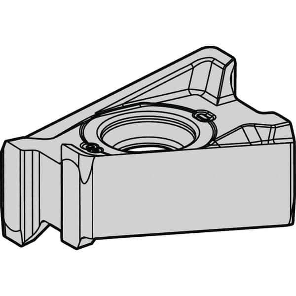 Kennametal - LNGU542 Grade KC725M Carbide Milling Insert - TiN/TiCN/TiN Finish - Exact Tool & Supply