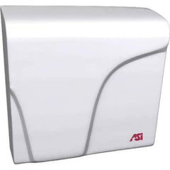 ASI-American Specialties, Inc. - 1800 Watt White Finish Electric Hand Dryer - 115-240 Volts, 15 Amps, 11-3/8" Wide x 11-7/32" High x 3-7/8" Deep - Exact Tool & Supply
