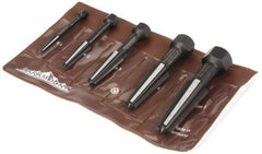 Paramount - 5 Piece Screw Extractor Set - #1 to #5 Size Range - Exact Tool & Supply