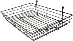 ECONOCO - 4-1/2 High, Open Shelving Accessory/Component - Semi-Gloss Finish, 24" Long, Use with Wire Grid Panels - Exact Tool & Supply