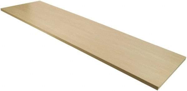 ECONOCO - Open Shelving Accessory/Component - Melamine Finish, 48" Long, Use with Slatwall, Gridwall or Slotted Standard Brackets - Exact Tool & Supply