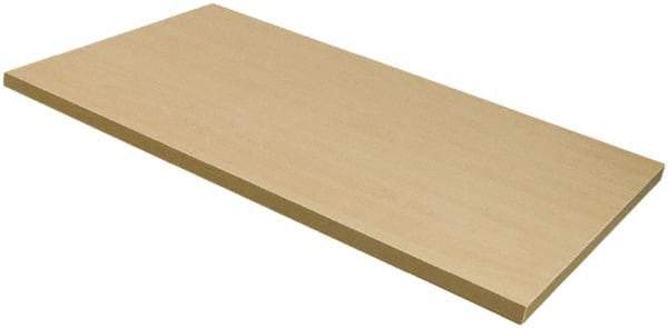 ECONOCO - Open Shelving Accessory/Component - Melamine Finish, 24" Long, Use with Slatwall, Gridwall or Slotted Standard Brackets - Exact Tool & Supply