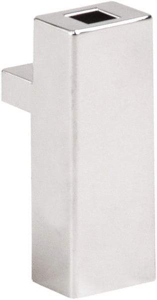 ECONOCO - Open Shelving Accessory/Component - Chrome Plated Finish, 2-5/8" Long, Use with 3/8" Swedged Stem - Exact Tool & Supply