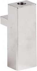 ECONOCO - Open Shelving Accessory/Component - Chrome Plated Finish, 2-5/8" Long, Use with 3/8" Threaded Stem - Exact Tool & Supply