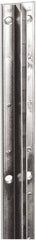 ECONOCO - Zinc Coated Single Slotted Standard Bracket - 120" Long, 13/16" Wide - Exact Tool & Supply