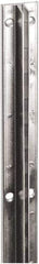 ECONOCO - Black Finish Single Slotted Standard Bracket - 120" Long, 13/16" Wide - Exact Tool & Supply