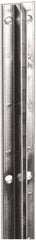 ECONOCO - Black Finish Single Slotted Standard Bracket - 96" Long, 11/16" Wide - Exact Tool & Supply