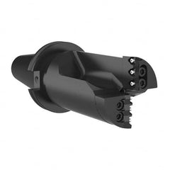 Allied Machine and Engineering - 3-31/64" Max Drill Depth, 1xD, 81.3mm Diam, Indexable Insert Drill - Exact Tool & Supply