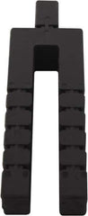 Precision Brand - 1,008 Piece, 1" Thick x 2" Wide x 4" Long Polystyrene Taper Shim - Black, ±10% Tolerance - Exact Tool & Supply