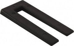 Precision Brand - 500 Piece, 2" Wide x 3" Long Polystyrene Taper Shim - Black, ±10% Tolerance - Exact Tool & Supply