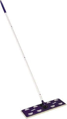 Swiffer - Green & Silver Mop - 17" Long x 5" Wide Head, 46" Long Handle, Microfiber Head - Exact Tool & Supply