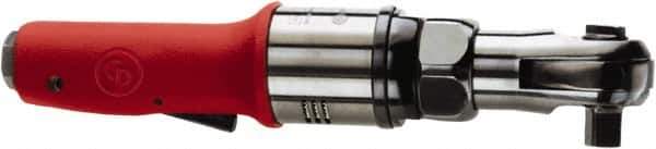 Chicago Pneumatic - 3/8" Drive, 250 RPM, 15 Ft/Lb Torque Ratchet Wrench - Inline Handle, 14 CFM, 90 psi, 1/4" Inlet - Exact Tool & Supply