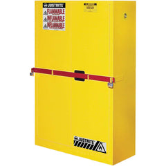 Justrite - 2 Door 2 Shelf 45 Gal Safety Cabinet for Flammable Substances - Exact Tool & Supply
