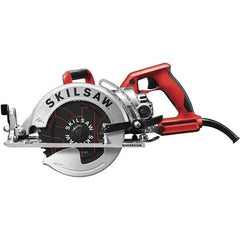 Skilsaw - 15 Amps, 7-1/4" Blade Diam, 5,300 RPM, Electric Circular Saw - 120 Volts, 8' Cord Length, 5/8" Arbor Hole, Left Blade - Exact Tool & Supply