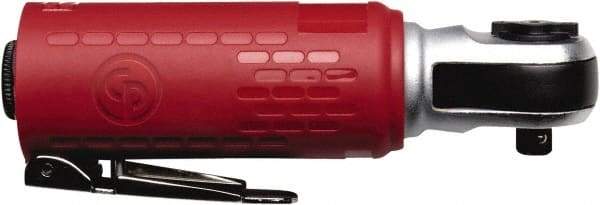 Chicago Pneumatic - 1/4" Drive, 270 RPM, 27 Ft/Lb Torque Ratchet Wrench - Inline Handle, 12 CFM, 90 psi, 1/4" NPT Inlet - Exact Tool & Supply