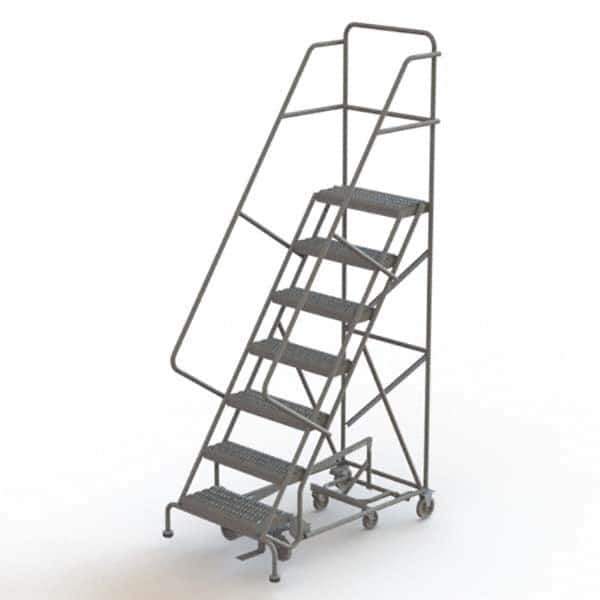 TRI-ARC - Rolling & Wall Mounted Ladders & Platforms Type: All-Directional Ladder Style: Rolling Safety Ladder - Exact Tool & Supply