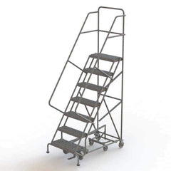 TRI-ARC - Rolling & Wall Mounted Ladders & Platforms Type: All-Directional Ladder Style: Rolling Safety Ladder - Exact Tool & Supply