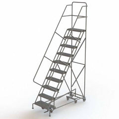TRI-ARC - Rolling & Wall Mounted Ladders & Platforms Type: All-Directional Ladder Style: Rolling Safety Ladder - Exact Tool & Supply