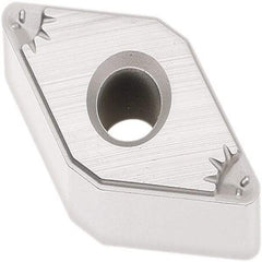 Seco - DNMU332 MF5 Grade TP2501 Carbide Turning Insert - Al2O3 Finish, 55° Diamond, 3/8" Inscr Circle, 3/16" Thick, 1/32" Corner Radius - Exact Tool & Supply