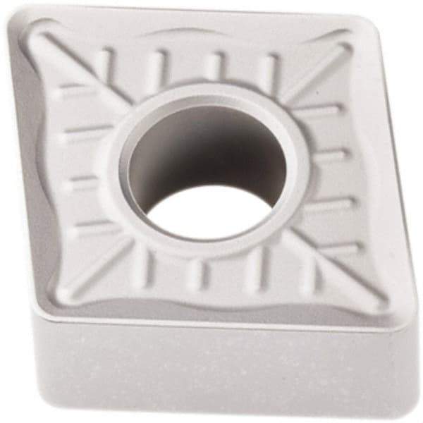Seco - CNMM646 R7 Grade TP2501 Carbide Turning Insert - Al2O3 Finish, 80° Diamond, 3/4" Inscr Circle, 1/4" Thick, 3/32" Corner Radius - Exact Tool & Supply