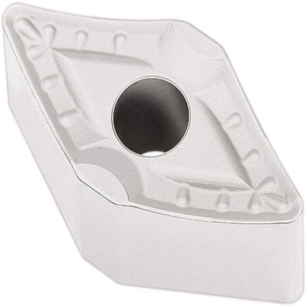 Seco - DNMM444 R4 Grade TP2501 Carbide Turning Insert - Al2O3 Finish, 55° Diamond, 1/2" Inscr Circle, 1/4" Thick, 1/16" Corner Radius - Exact Tool & Supply