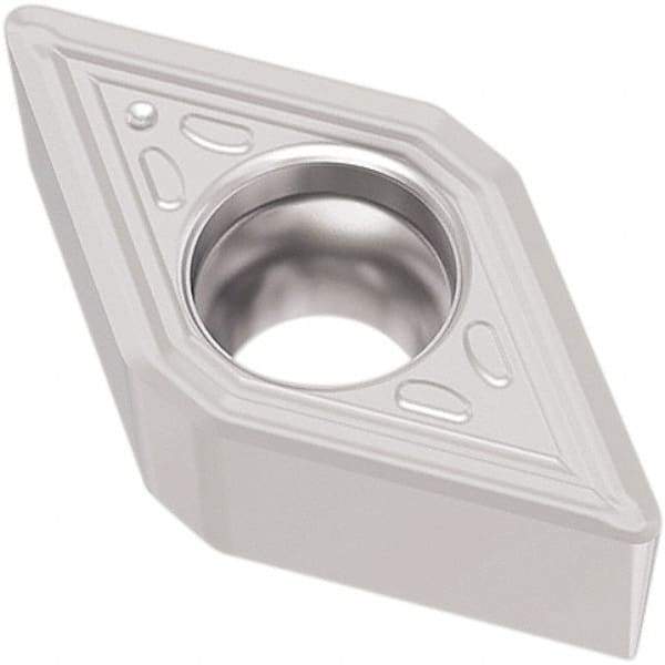 Seco - DCMT21.50.5 M3 Grade TP1501 Carbide Turning Insert - Al2O3 Finish, 55° Diamond, 1/4" Inscr Circle, 3/32" Thick, 1/128" Corner Radius - Exact Tool & Supply