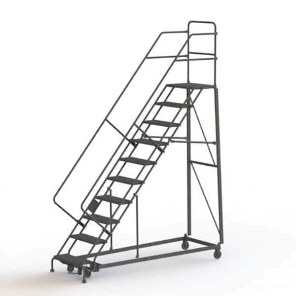 TRI-ARC - Rolling & Wall Mounted Ladders & Platforms Type: Stairway Slope Ladder Style: Rolling Safety Ladder - Exact Tool & Supply