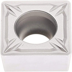 Seco - SCMT32.51 MF2 Grade TP2501 Carbide Turning Insert - Al2O3 Finish, 90° Square, 3/8" Inscr Circle, 5/32" Thick, 1/64" Corner Radius - Exact Tool & Supply