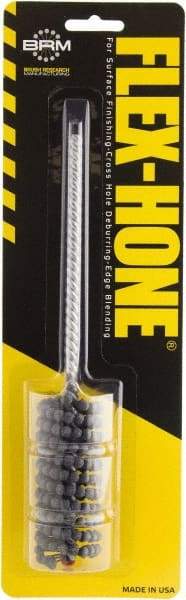 Brush Research Mfg. - 15/16" to 1-1/8" Bore Diam, 800 Grit, Silicon Carbide Flexible Hone - Extra Fine, 8" OAL - Exact Tool & Supply