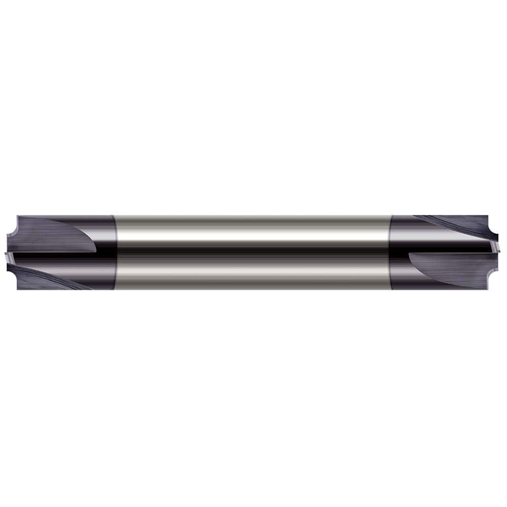 Harvey Tool - Corner Rounding End Mills; Material: Solid Carbide ; Single or Double End: Double ; Radius (Inch): 3/32 ; Radius (Decimal Inch): 0.0930 ; Mill Diameter (Inch): 3/8 ; Mill Diameter (Decimal Inch): 0.3750 - Exact Tool & Supply