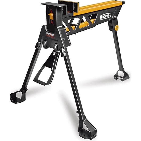 Rockwell - Stationary Work Benches, Tables Type: Foldup Sawhorse Top Material: Metal - Exact Tool & Supply