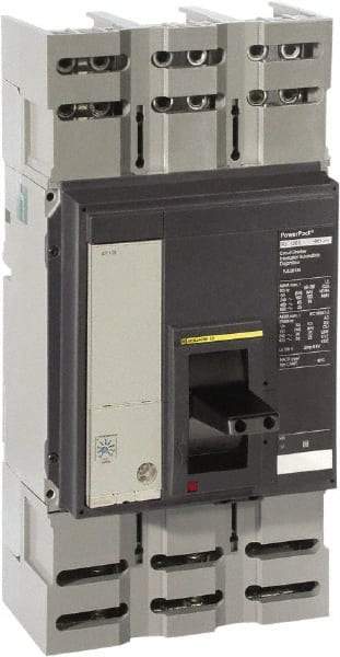 Square D - 1200 Amp, 600 VAC, 2 Pole, Panel Mount Molded Case Circuit Breaker - Electronic Trip, Multiple Breaking Capacity Ratings, 3/0 AWG - Exact Tool & Supply