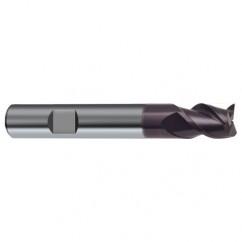 10mm Dia. - 66mm OAL - 45° Helix Firex Carbide End Mill - 3 FL - Exact Tool & Supply