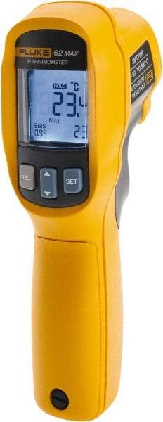 Fluke - -30 to 500°C (-22 to 932°F) Infrared Thermometer - 10:1 Distance to Spot Ratio - Exact Tool & Supply