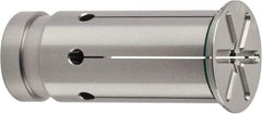 Accupro - 1/2" ID x 3/4" OD, 0.944" Head Diam, Slotted Hydraulic Chuck Sleeve - Steel, 1.9881" Length Under Head - Exact Tool & Supply